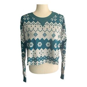 NWOT-COLSIE-FLEECE CROPPED LOUNGE TOP-MEDIUM & XS